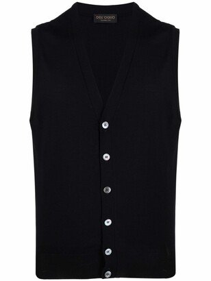 V-neck merino wool vest-AD