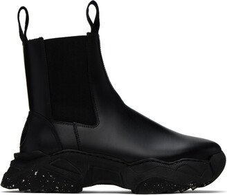 Black Romper Chelsea Boots