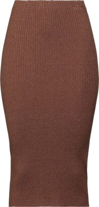 AKEP Midi Skirt Brown