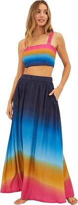 Larissa Skirt (Ocean Sunset) Women's Skirt