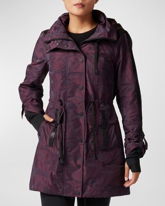 Camo-Print Hooded Anorak Jacket-AA