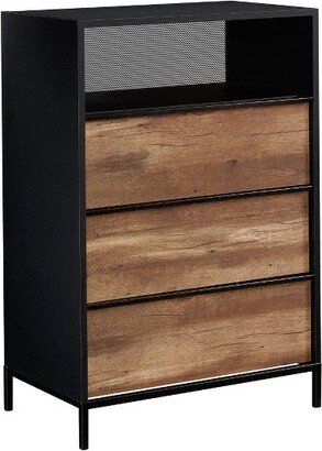 Boulevard Cafe 3 Drawer Chest Black