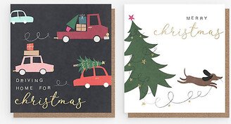 Selfridges Edit Assorted Paper Christmas Cards Pack of 8