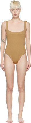 Tan Gabi One-Piece Swimsuit