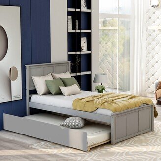 Rasoo Wooden Platform Bed With Double Sized Rollers, Modern Design And Clean Shape Add A Decorative Touch.