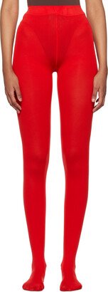 Red Elasticized Tights