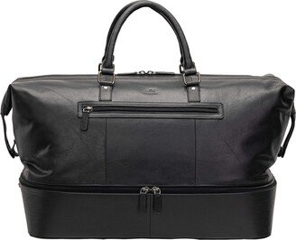 Mancini Men's Buffalo Double Compartment Duffle Bag