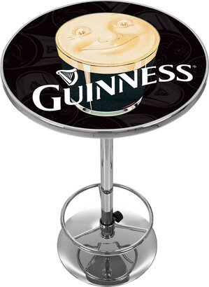 Trademark Gameroom Guinness Chrome Pub Table - 27.375 x 27.375 x 42