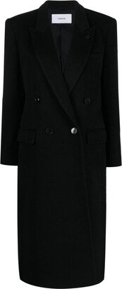 Martin double-breasted wool blend coat