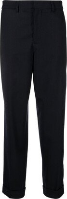 Straight-Leg Virgin-Wool Trousers