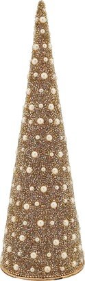 SARO LIFESTYLE Sparkling Beaded Holiday Tree