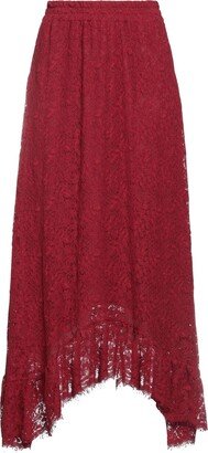 Long Skirt Brick Red-AA