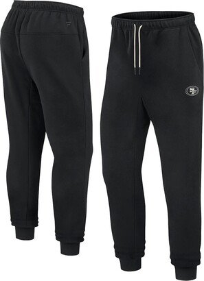 Men's and Women's Fanatics Signature Black San Francisco 49ers Super Soft Fleece Jogger