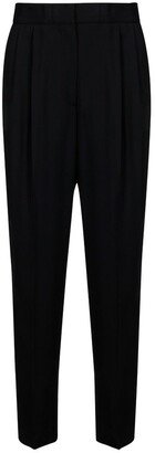 High-Waisted Tailored Trousers-BR