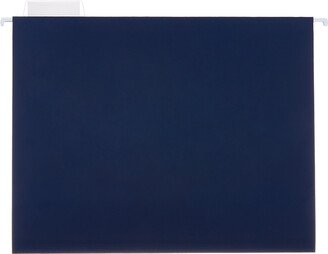 Letter-Size Hanging File Folder Navy Pkg/6