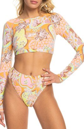 Delic Long Sleeve Crop Rashguard