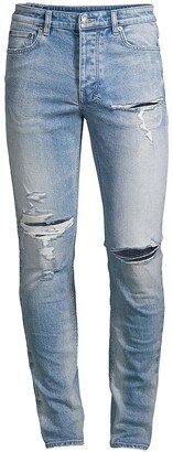 Opposite of Opposite Chitch Punk Tapered-Fit Jeans