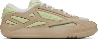 Beige & Green Future Club C Sneakers