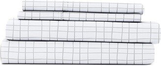 Linens & Hutch Crossroads Pattern 4-Piece Sheet set