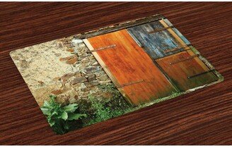 Shutters Place Mats, Set of 4