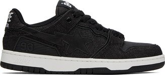 Black Sk8 Sta Denim Sneakers