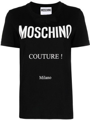 couture logo-print T-shirt