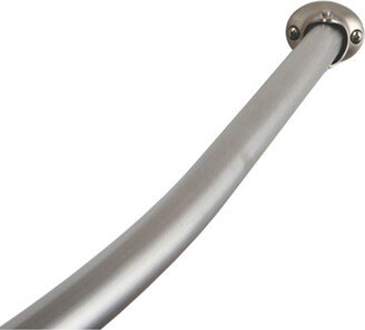 Arista Bath Products Arista Curved Adjustable Shower Rod Satin