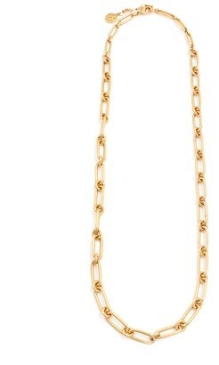 Long Gold Link Chain Necklace