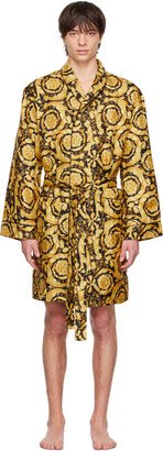 Black & Gold Barocco Robe