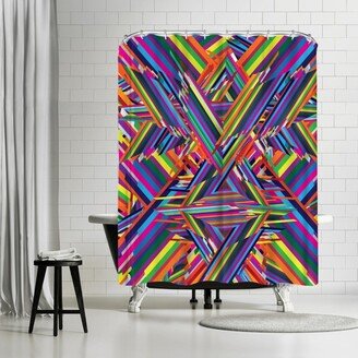 71 x 74 Shower Curtain, The Shattering by Joe Van Wetering