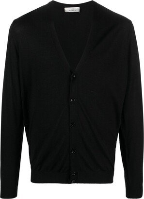 V-neck button-up cardigan-AK