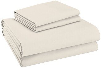 Purity Home Solid 300 Thread Count King Sheet Set, 4 Pieces