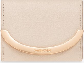 Leather Wallet - Cream