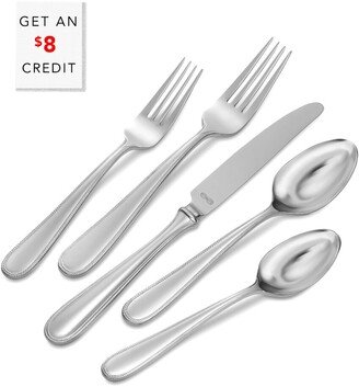 Vera Wang For Infinity Stainless Steel 5Pc Place Setting With $8 Credit