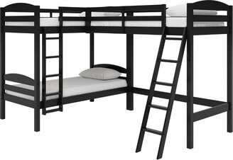 Twin Veronica Triple Wood Kids' Bunk Bed - Room & Joy