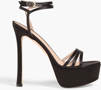 Soiree 145 satin platform sandals