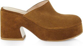 Lyss 55MM Suede Clogs