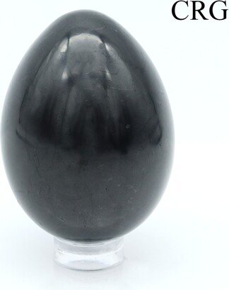 Qty 1 - Polished Russian Shungite Egg 5 cm Avg