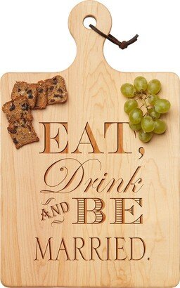Maple Leaf At Home Eat, Drink & Be Married Artisan Maple Paddle-AA