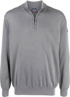 Zip-Up Pullover Jumper