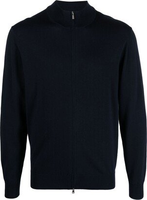 Boggi Milano Zip-Up Cotton Jumper