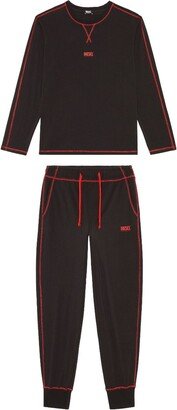 Umset-Willong logo-print pyjama set