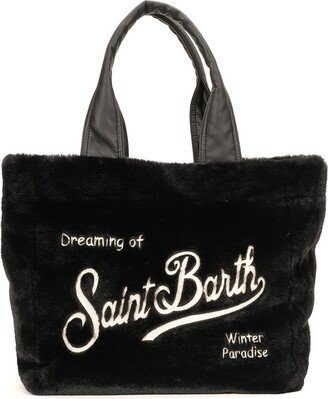 Vanity Logo Embroidered Tote Bag