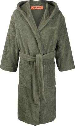 Arrows-print bathrobe