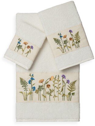 Serenity 3-Piece Embellished Towel Set - Cream