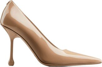 Ixia 95mm patent leather pumps