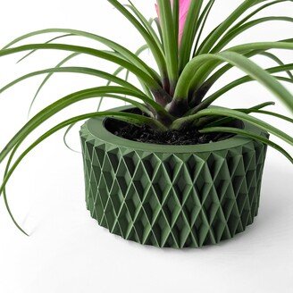 Beautiful Wide Bowl Planter Pot With Drainage - Perfect For Flower Lovers & Indoor Decor