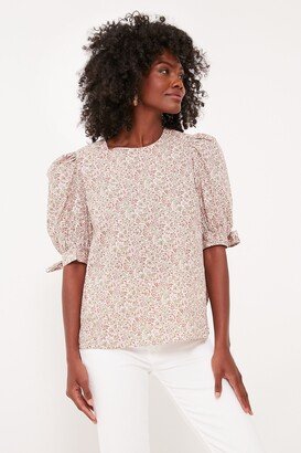 Hyacinth House Red Floral Fiona Blouse