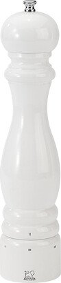 Paris u'Select 12 Inch White Lacquer Peppermill