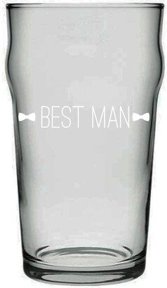 Personalized & Engraved Pub Glass Customized For Your Groomsman Party - Gift Groomsman, Best Man, Groom, Father Of The Bride